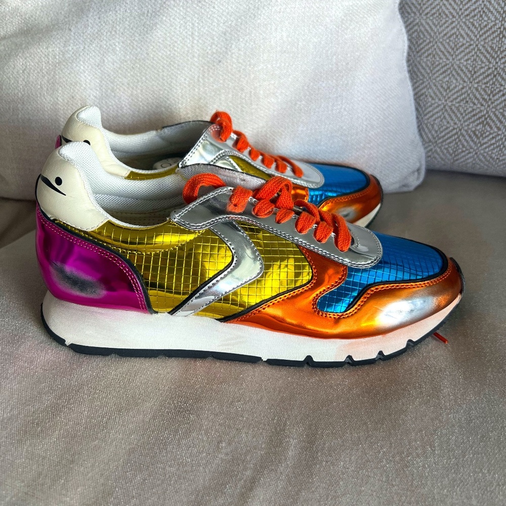voile blanche high shine lux sneakers 38EU